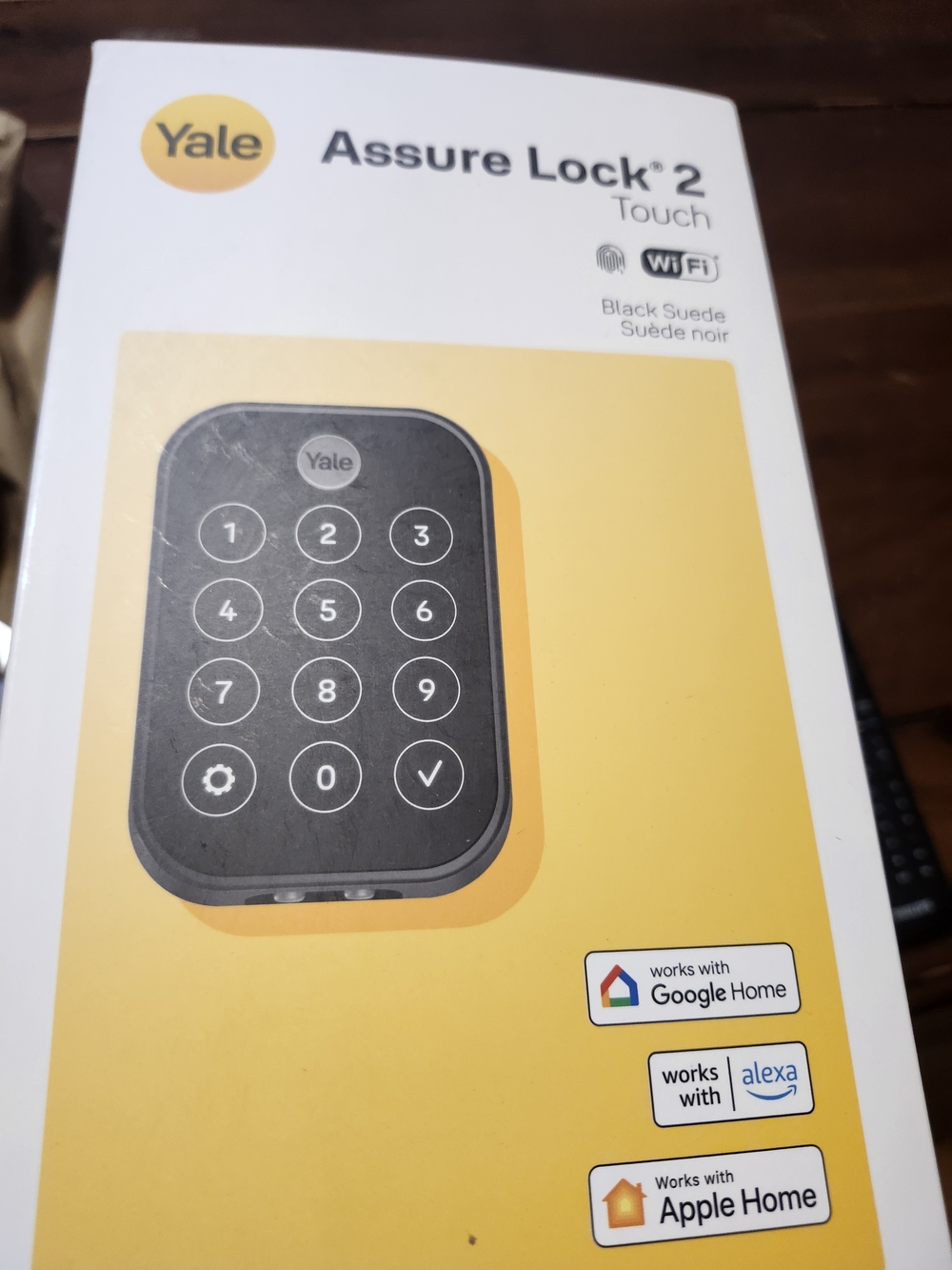 Assure Lock 2 Touch Smart Deadbolt - Black Suede